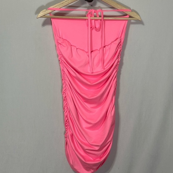 Pink spaghetti strap Bodycon Dress - small - Picture 7 of 8